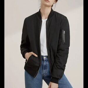 Mackage XS Aritzia Cara Bomber Jacket in Black